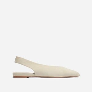 Everlane The V Slingback, Cream, 9.5